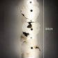 Natural Marble LED Wall Lamp Copper Luxury Novelty Lighting Sconce For Bedroom Living Dining Room Wall Decor Modern Art Design