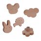Star Moon wooden decoration Hooks Cute Cartoon animal adhesive wall omnipotent Hooks key holder for the wall home and decoration