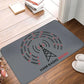 Licensed Ham Retro Radio Operator Doormat Anti-Slip Kitchen Bath Mat Living Room Door Mat Floor Entrance Carpet Rug Doormat