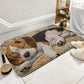 1 Piece of Beagle PU Floor Mat for And Durable Door Mat Suitable for Living Room Kitchen and Outdoor Use Home Decoration Rugs