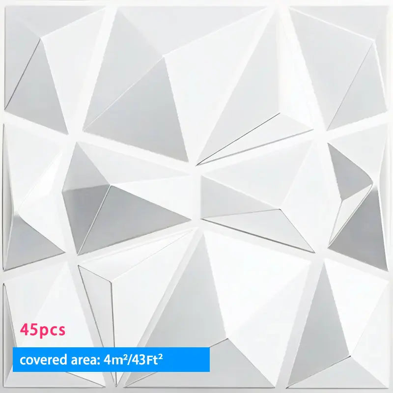 3D Wall Panels 30x30cm Indoor Wall Decoration for Living Room Bedroom Hotel Office  Mural Tile-Panel-Mold 3D Wall Sticker