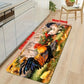 VIKAMA Chicken Kitchen Carpet Soft and Comfortable Laundry Room Floor Mat Entrance Corridor Carpet Home Decoration