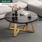 Simplicity Black Coffee Tables Round Nordic Advanced Sense Luxury Coffee Tables Marble Effect Unique Couchtisch Home Furniture