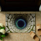 Visual Illusion Hole Endless Abyss Door Mat Bedroom, Kitchen, Home Anti Slip Door Mat Creative and Fun Home Decoration Carpet