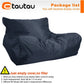 OTAUTAU Swimming Pool Floating Bean Bag Pouf Lounger Cover No Filler Waterproof Sofa Bed Sac Chaise Lounge Recliner Puff SF019