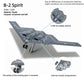 B-2 SPIRIT 1/200 Scale Assembly Plastic Model airplane (including base)  Home placement, collection and decoration  Gift