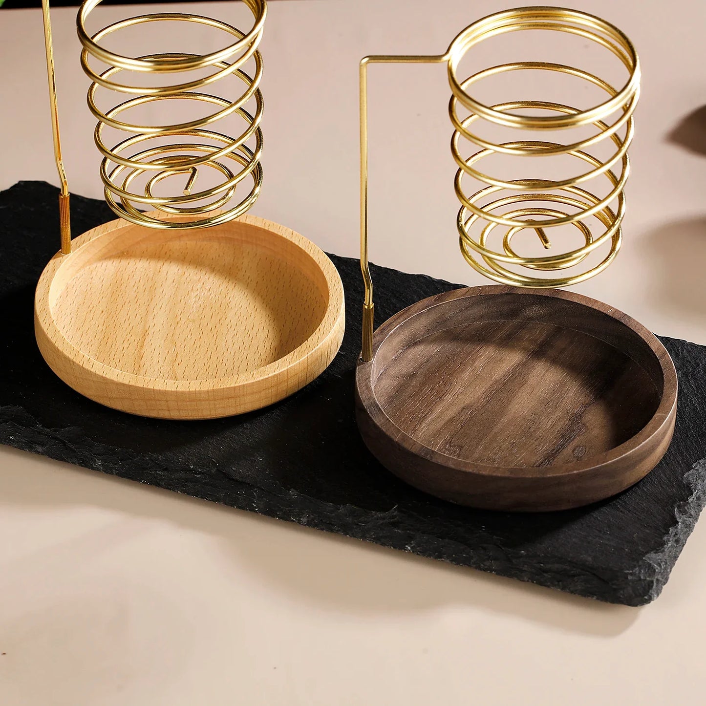 Metal Sage Holder Burner Palo Santo Holder with Glass Ash Catcher Tray Incense Holder for Meditation Yoga Spa