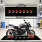 VIKAMA Motorcycle Display Floor Mat, Dirt-Resistant Home Decoration, Corridor And Passageway Carpet, Room Bedside Blanket