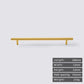 Minimalist solid brass cabinet pulls & handles