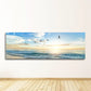 Nature Seascape Posters and Prints Modern Sea Wave Beach Sunset Canvas Painting Wall Art Pictures for Room Decoration