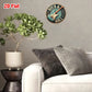 2D FLAT 1pc, Round Rock & Roll Guitar Themed Aluminum Metal Tin Sign, Foil Engraved Wall Art Decor for Home & Office