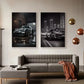 Trending Cars Retro Porsche 911 GT3 RS City Poster and Prints Canvas Painting Wall Art Pictures for Home Living Room Cuadros