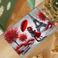 Valentine's Day Heart Welcome Doormat Rectangular Mat with Red White Heart Design Hand Washable for Home Entrance Home Decor