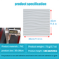 Wall Renovation 3D PVC Wave Board Texture Wall Panel Non-self-adhesive Wall Sticker Art Ceramic Tile Wallpaper Room Bathroom