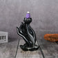 Buddha hand lotus reflux incense burner, waterfall incense burner, reflux incense burner handmade resin waterfall incense holder