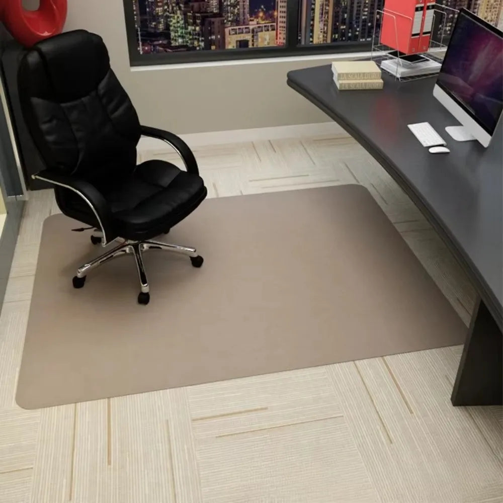 VIKAMA Senior Gray Mute Office Carpet Non-Slip Wear-Resistant Home Office Conference Room Modern Minimalist Floor Mats