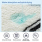 VIKAMAins English Dopamine Imitation Cashmere Carpet Home Decoration Cooling Washable Entryway Carpet Bedroom Door Mat