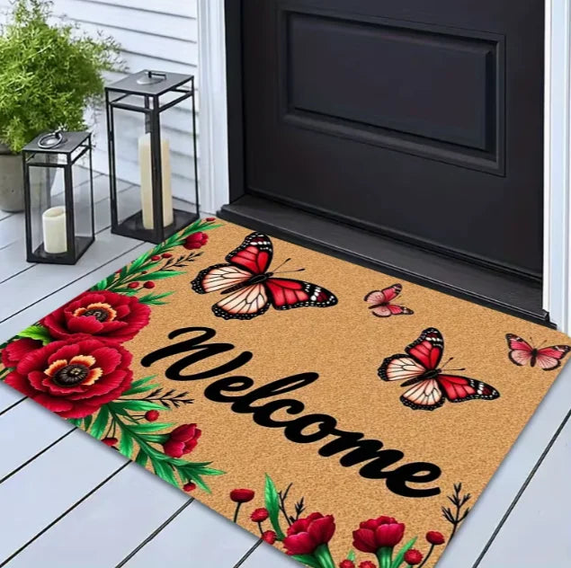 1 Piece of Beagle PU Floor Mat for And Durable Door Mat Suitable for Living Room Kitchen and Outdoor Use Home Decoration Rugs