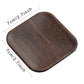 Vintage Ebony Coaster Wooden Heat Insulation Cup Pad Drink Cup Coaster for Tea Coffe Milk Kitchen Supplies