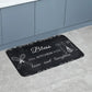 VIKAMA American Country Kitchen Floor Mats Non-Slip Absorbent Blessing Decorative Aisle Sink Carpet Home Decoration