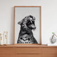 Fashion Stylish Wall Art Print - Trendy Leopard Roar Print - Black and White - Home Decor - Printable Wall Art Digital Download