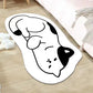 Simple Cartoon Imitation Cashmere Carpet Living Room Bedroom Bedside Warm Floor Mat Non-slip Washable Quick Drying Carpet