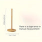 Bamboo Paper Towel Holder Wooden Dispenser Round Countertop Stand Kitchen Bathroom Organization Jewelry Accessories Storage Rack