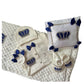 5pcs Baby Girl Outfits Set Welcome Home Hosptial Infant Receiving Blanket Pillow Bed Hat Mittens Romper Set