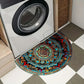 VIKAMA Bohemian Semi-Circular Carpet, Indoor And Outdoor Entrance Mat, Bathroom Door Mat, Soft And Anti-Slip Home Decoration.