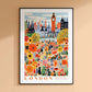 Amsterdam Flower Market Poster, Amsterdam Poster, Flower Market Print, Flower Wall Art, Botanical Poster, Floral Wall Art, Boho