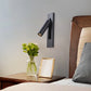 Indoor LED Wall Light Nordic Spot Lights For Bedroom Beside Living Room Hotel Modern Rotation Folding Headboard Reading Lights