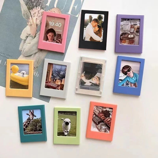 Magnetic Refrigerator Picture Frame Color Photo Album
