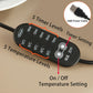 Electronic Incense Burner Ceramic Essential Oil Burner Timing Adjustable Temperature Wax Melter Warmer with USB Plug