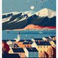 ICELAND Traveling Poster Iceland Reykjavík Kirkjufell Skaftafell Falls Landscape Canvas Painting Wall Pictures Traveling Decor