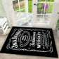 Fender Logo Carpet - Black White Guitar Rug Music Room Decor Doormat for Musician Home Studio Entryway Mat Easy To Clean Fashion