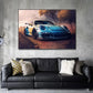 911 GT3 RS Car Generation Supercar Poster Canvsa Print Painting Home Decor Wall Art Decoration Gift For Car Lover Frameless
