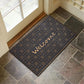 VIKAMA Crystal Velvet Floor Mat Stone Wood Grain Entryway Door Mat Entry Non-Slip Foot Mat Home Decoration Small Carpet 40x60cm