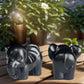 Nordic Style Black and White Golden Elephant Figurine, Auspicious Meaning Home Decoration Item, Stylish and Exquisite Decoration for Living Room and Study, Conveying a Warm Atmosphere
