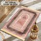 VIKAMA Islamic Prayer Mat, Anti-Slip And Soft With Fringed Edges Prayer Mat, For Ramadan, Hajj, And Asr Prayers Of Muslims