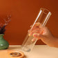 Modern Glass Incense Burner Anti-Ash Flying Incense Holder with Removable Glass Ash Catcher for Home Decor Yoga Meditation