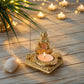 1 Piece of Light Luxury Moon Goddess Candle Holder and Aromatherapy Statue Ornament, Zen Meditation Space Decoration, Desktop Candle and Aromatherapy Holder, Artistic Atmosphere-Enhancing Item