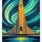 ICELAND Traveling Poster Iceland Reykjavík Kirkjufell Skaftafell Falls Landscape Canvas Painting Wall Pictures Traveling Decor