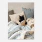 Cat Reading Print – Black Cat Wall Art, Cosy Bedroom Poster, Book Lover Cat Illustration, Cat in Bed Print, Reading Decor, Cat B