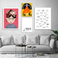Boho Feminist Boobs Flower Hands Poster Print Canvas Painting Room Decor Frida K Art Work Picture Wall Art for Living Room Decor
