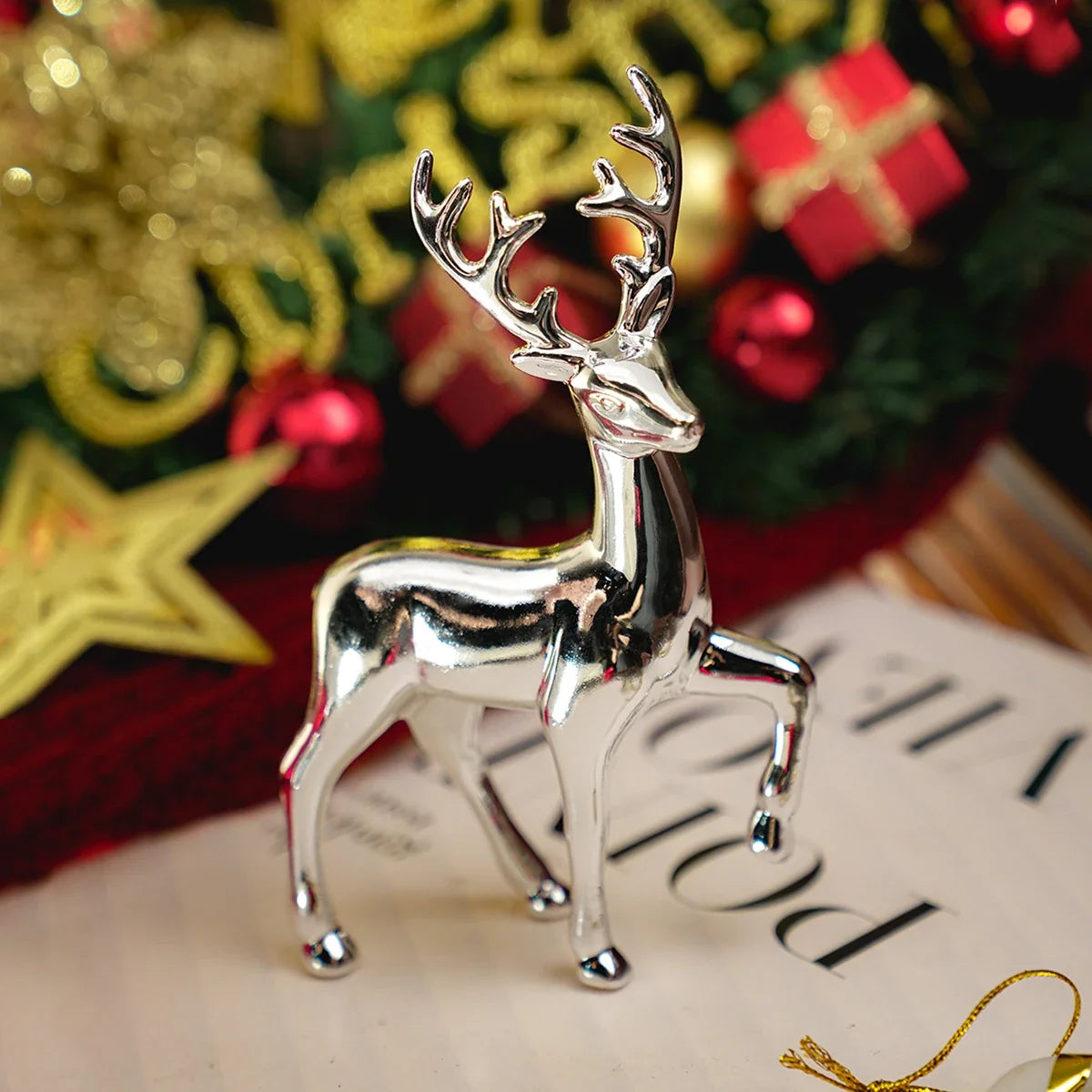 Mother Deer Cute Fawn Figurine Kids Room Decor