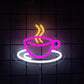 Coffee Led Neon Sign, Coffee Super Bright Sign, Usb Connection Powered, Suitable For Coffee Shop Front Desk Business Art Decor.