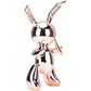 Resin Electroplated Carrot Rabbit Animal Figurine Home Soft Decorations Tabletop Decorations for Living Room And Guests