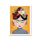 Boho Feminist Boobs Flower Hands Poster Print Canvas Painting Room Decor Frida K Art Work Picture Wall Art for Living Room Decor
