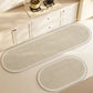 VIKAMA1/2PCS Japanese Simple Wind Diatom Mud Mat Absorbent Quick Drying Long Kitchen Mat Toilet Bathroom Non-Slip Foot Mat