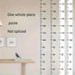 2m Wall Height Measurement Card - Easy-to-Read Durable PC Material Writeable & Removable Ideal for Room Decor Wall Decorations